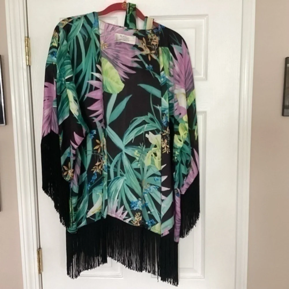 ZARA Tropical Cover up Size Medium - Picture 2 of 7